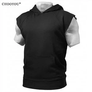 Ffitrwydd Top Tanc Ioga Cwsg Hooded