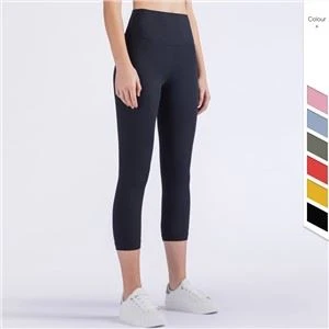 Legins Ioga Hyd Ffêr Meddal 7/8