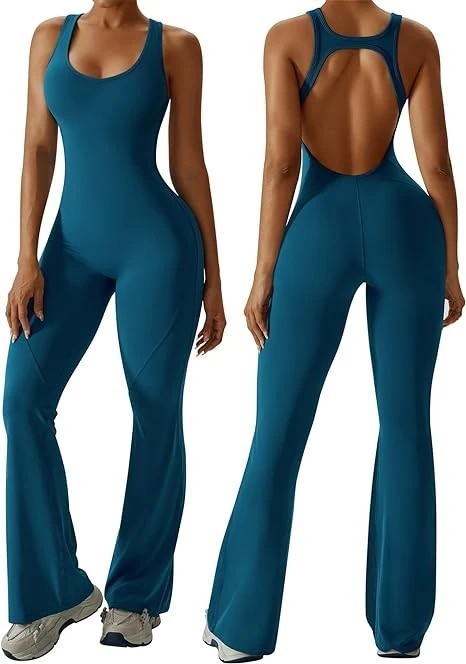 Romper Sleeveless Unitard Backless Bodysuit